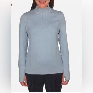 Lukka.lux Ladies 1/4 Zip Long Sleeve Top